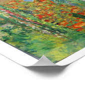 In Monet's Hanging Gardens - collage art ポスター (角)