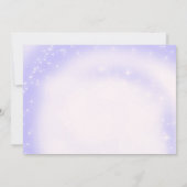 In My誕生日エラパープル誕生日写真 招待状 (裏面)