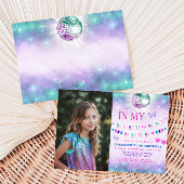 In My誕生日エラ写真招待状-10代の誕生日 招待状