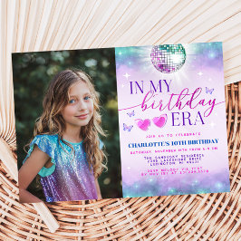 In My誕生日エラ写真招待状-10代の誕生日 招待状