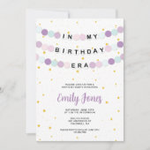 In My誕生日時代の誕生日パーティー 招待状 (正面)
