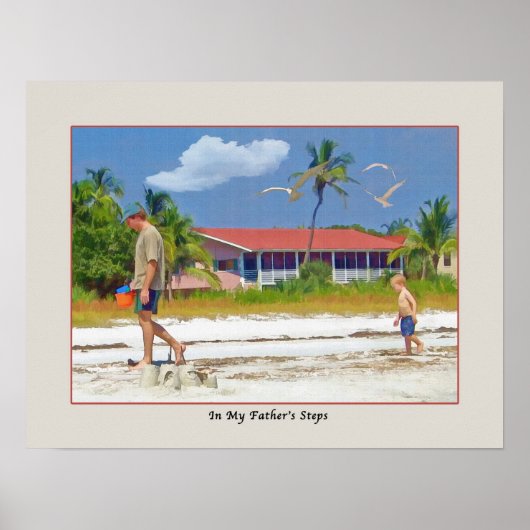 In My 父の Stepsポスターまたはプリント ポスター (正面)