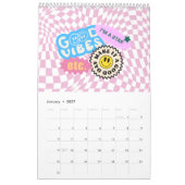 In My 2026 Era Pink Aesthetic Calendar with Quotes カレンダー (1月 2027)