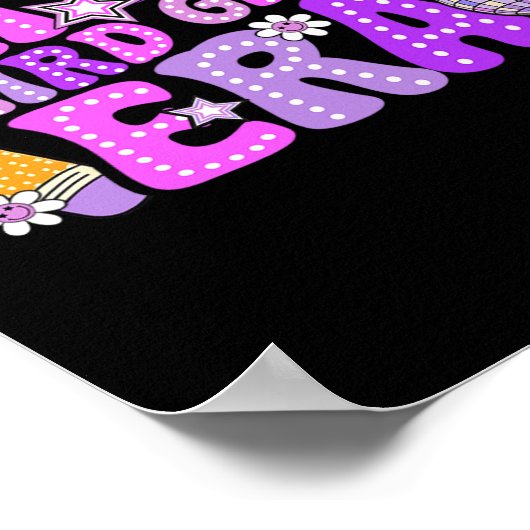 In My 3rd Third Grade Era Cute Teacher Kid Back To ポスター (角)