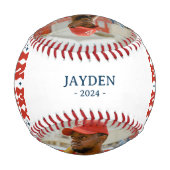 In My Baseballパパ時代2写真Keepsake Gift 野球ボール (裏面)