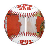 In My Baseballパパ時代2写真Keepsake Gift 野球ボール (正面)