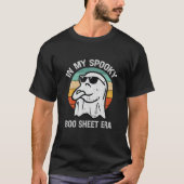 In My Boo 不気味 Sheet era Booシートのおもしろい幽霊H Tシャツ (正面)