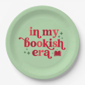 In My Bookish Eraクリスマスデザイン ペーパープレート (正面)