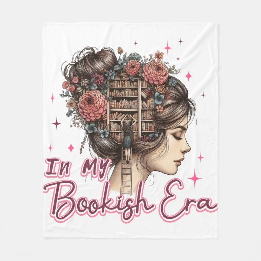 In My Bookish Era  フリースブランケット (正面)