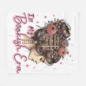 In My Bookish Era  フリースブランケット (正面(横))