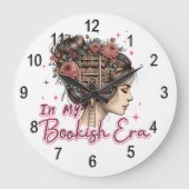 In My Bookish Era ラージ壁時計 (正面)
