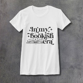 In My Bookish Era Black Ink Women's Fitted Tシャツ