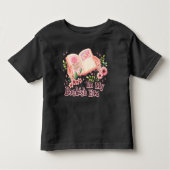In my Bookish Era Pink トドラーTシャツ (正面)
