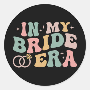 In My Bride Era未来の妻レトロ女性バチェロレット ラウンドシール