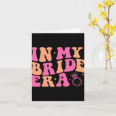 In My Bride Era Groovyバチェロレッテ結婚披露宴 カード (黄色い花)