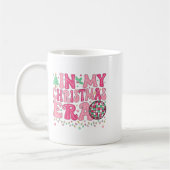 In My Christmas Era Cute Xmas Pajamas Merry Christ コーヒーマグカップ (左)
