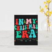 In My Christmas Era Xmas Family Matching Merry Chr カード (黄色い花)