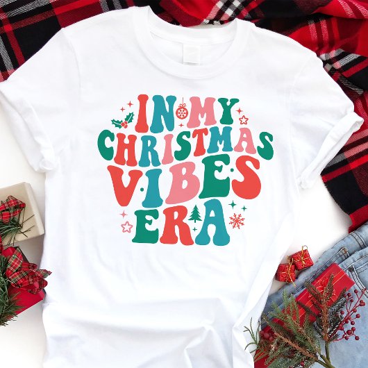 In My Christmas Vibes Eraレトロ トライブレンドTシャツ