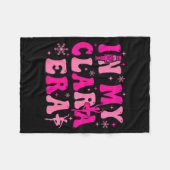 In My Clara Era Nutcracker Ballet Clara Sugar Plum フリースブランケット (正面(横))