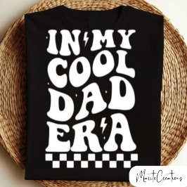 In My Dad Era, Father's Day, Groovy Retro Wavy  Tシャツ