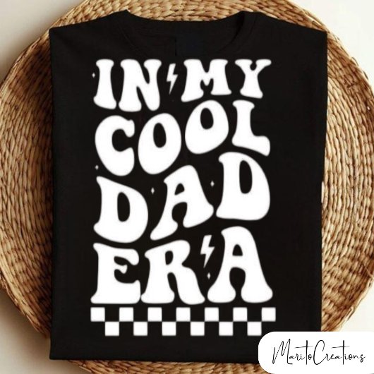 In My Dad Era, Father's Day, Groovy Retro Wavy Tシャツ