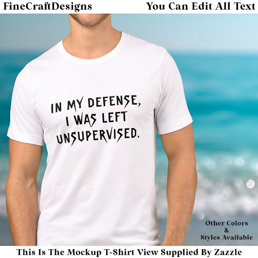 In My Defense Funny Excuse Trendy Quote  Tri-Blend トライブレンドＴシャツ