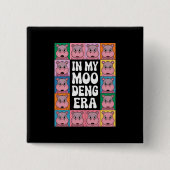 In My Deng モー Era Deng モー Hippo Lover 缶バッジ (正面)