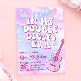In My Double Digits Era誕生日 招待状