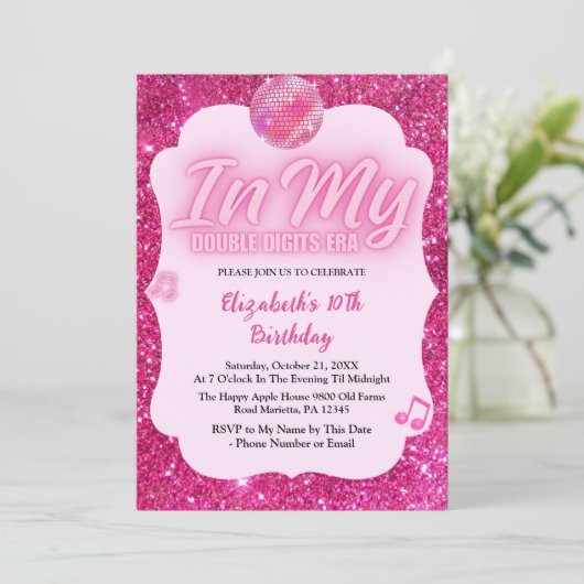 In My Double Digits Era 10th Birthday 招待状 (スタンド正面)