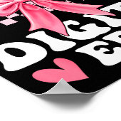 In My Double Digits Era 10th Birthday Coquette Bow ポスター (角)