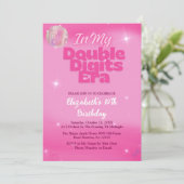 In My Double Digits Era Pink 10th Birthday 招待状 (スタンド正面)