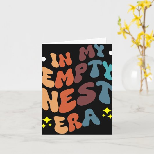 In My Empty Nest Era  カード (黄色い花)