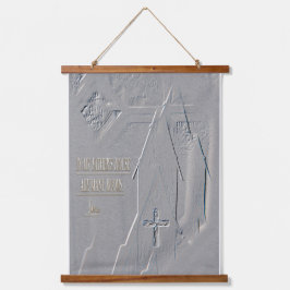 In My Father’s House John14:2 cross church Bible 吊り下げ型タペストリー