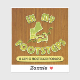 In My Footsteps Podcast ステッカー 別Ver. #2 シール