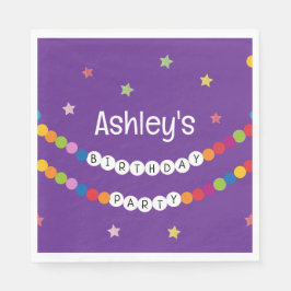 In My Friendship Bracelet Era誕生日パーティー スタンダードランチョンナプキン