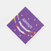 In My Friendship Bracelet Era誕生日パーティー スタンダードランチョンナプキン (角)