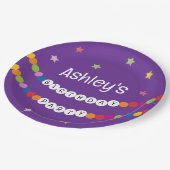 In My Friendship Bracelet Era誕生日パーティー ペーパープレート (アングル)