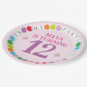 In My Friendship Bracelet Era誕生日パーティー ペーパープレート (アングル)