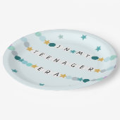 In My Friendship Bracelet Era誕生日パーティー ペーパープレート (アングル)