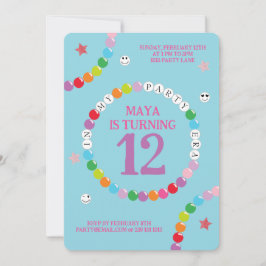 In My Friendship Bracelet Era誕生日パーティー 招待状