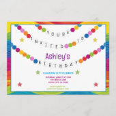 In My Friendship Bracelet Era誕生日パーティー 招待状 (正面)