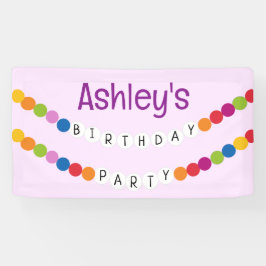 In My Friendship Bracelet Era誕生日パーティー 横断幕