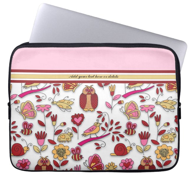 In My Garden Sleeve カスタマイズ -  ラップトップスリーブ (正面)