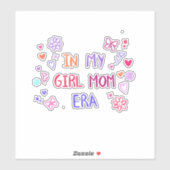 in my girl mom era CRAYON シール (シート)