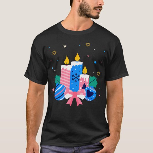In My Hanukkah Era Jewish Xmas Funny Christmas Han Tシャツ (正面)