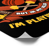 In My Head I'm Playing Cricket  ポスター (角)