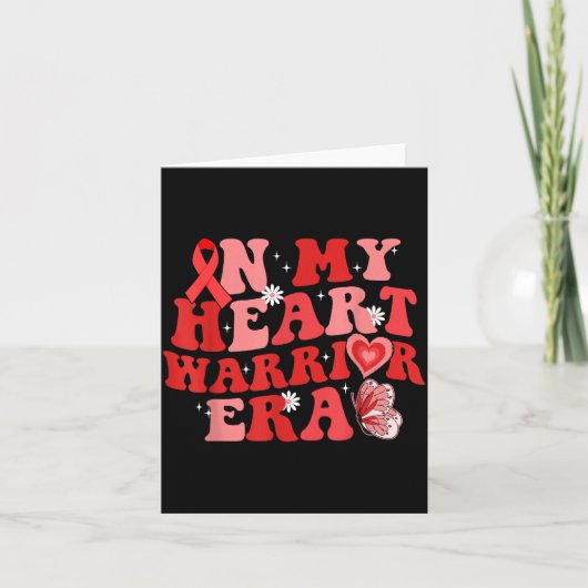 In My Heart Warrior Era Chd Heart Disease Awarenes カード (正面)