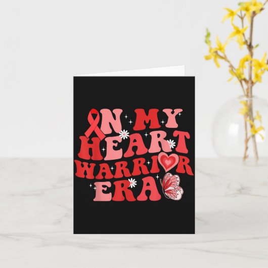 In My Heart Warrior Era Chd Heart Disease Awarenes カード (黄色い花)