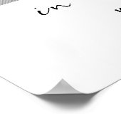 In My Hockey Mom Eraのカスタム写真パーソナライズされた ポスター (角)