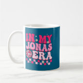 In My Jonas Era Funny Jonas Groovy 80's Men Women  コーヒーマグカップ (左)